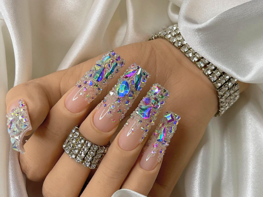 Ombre Bling Press on Nails