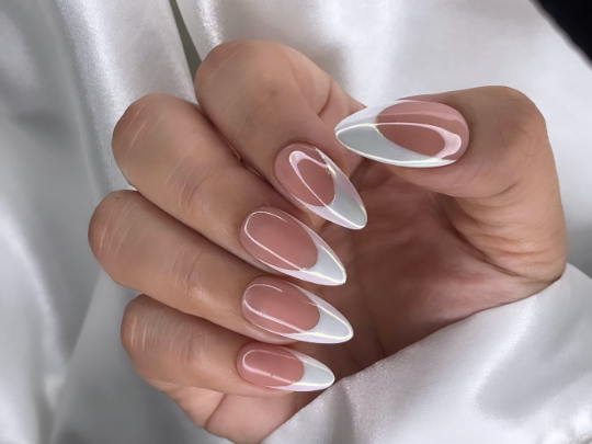 White French Tip Press on Nails